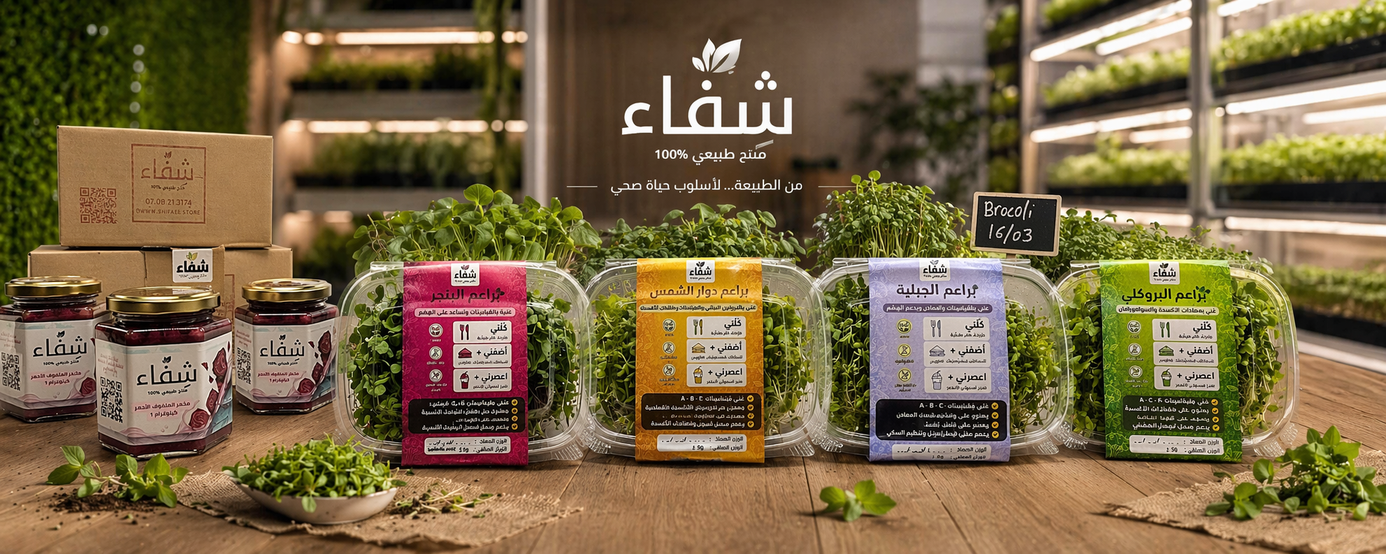 أكل طبيعي صحي من شفاء